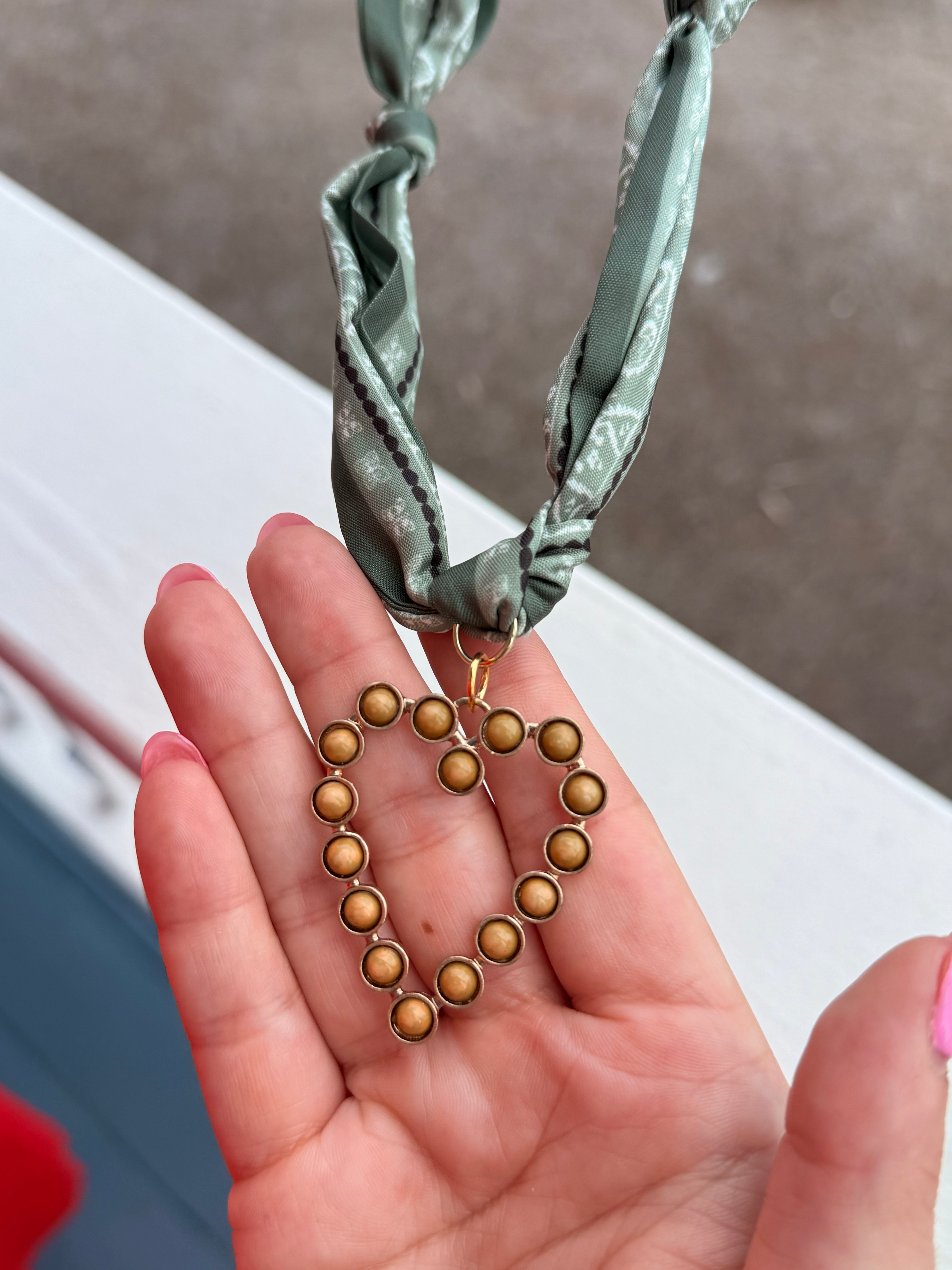 Beaded heart