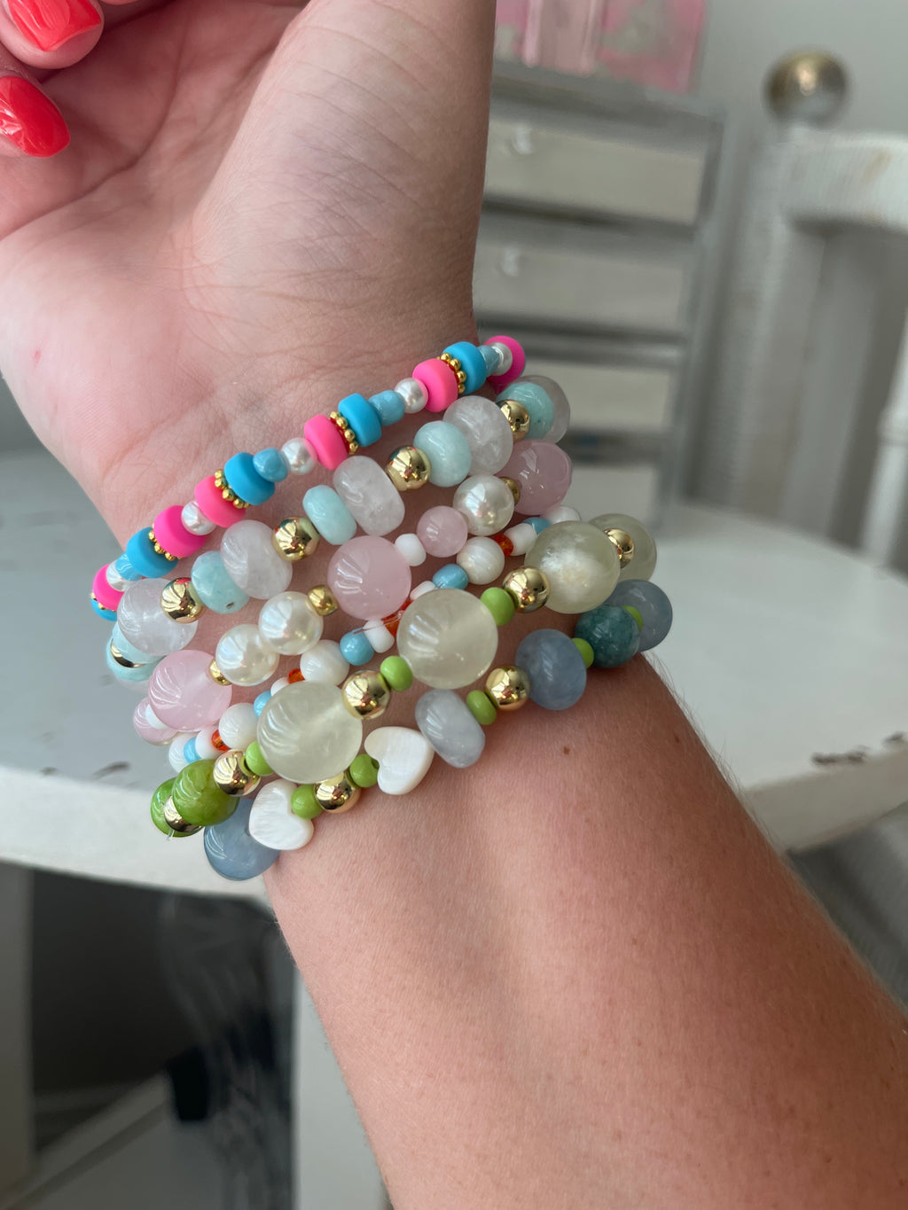 Ceramic fish Bracelet