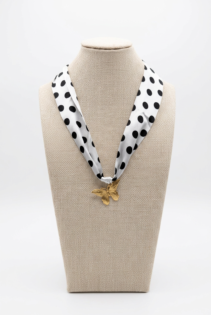 Polka dot mini butterfly