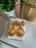 Gold heart earrings
