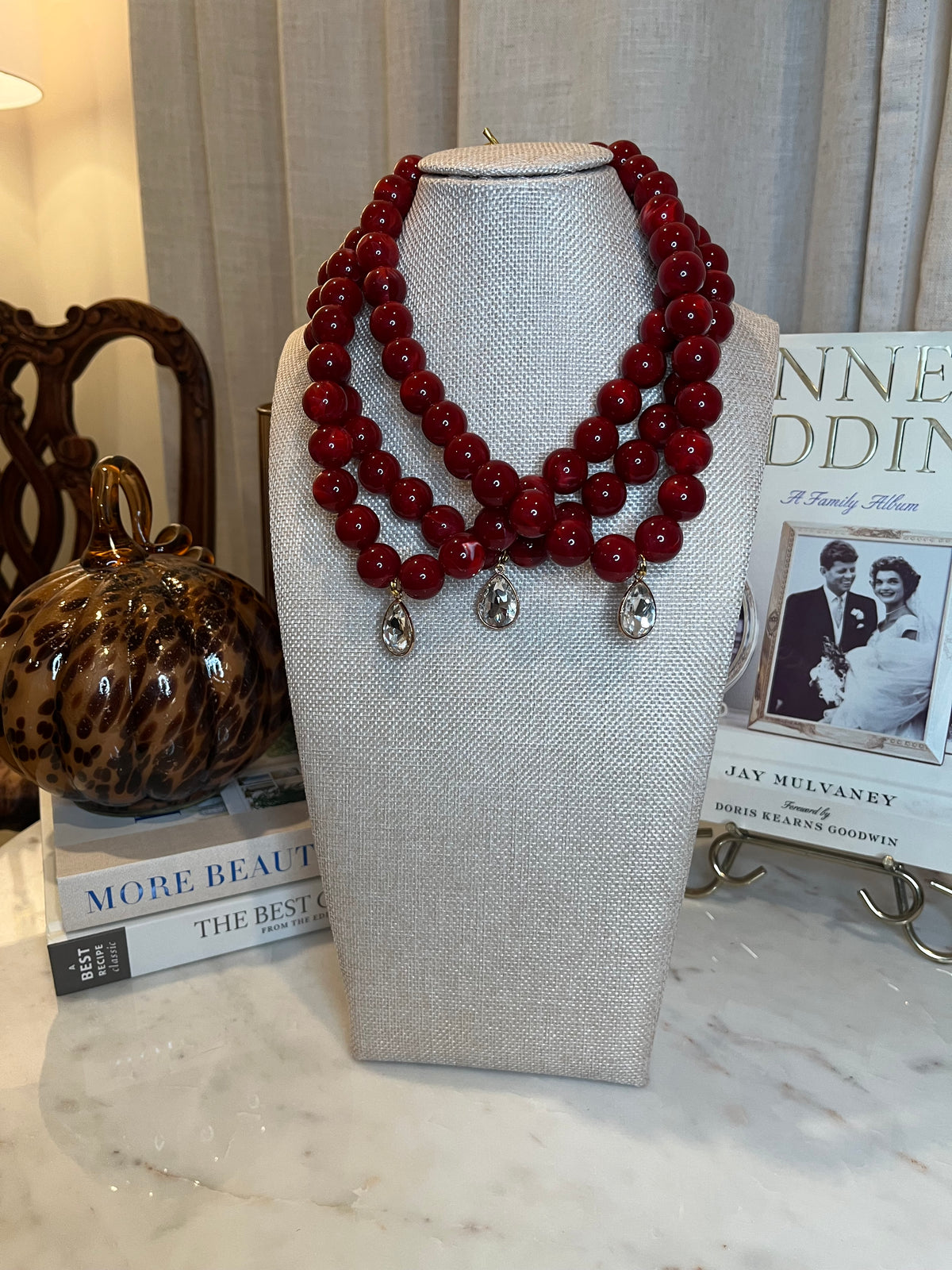 Garnet teardrop