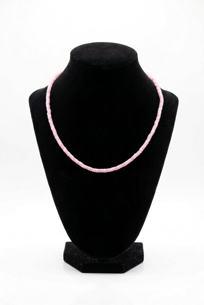 Pink Iridescent Choker